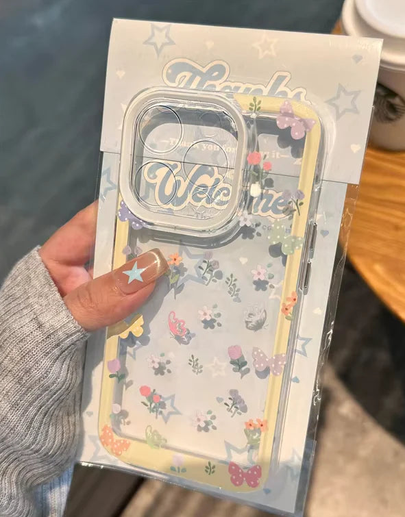 Cute Flower Cat Clear