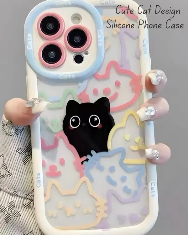 Cute Cat Design Silicone